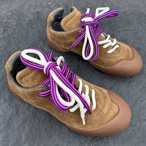 Brown Suede Leather Alexander McQueen Sneakers